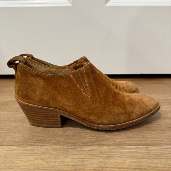 Rag & Bone Suede Ankle Booties – Brown, Size 37 - Picture 3 of 6